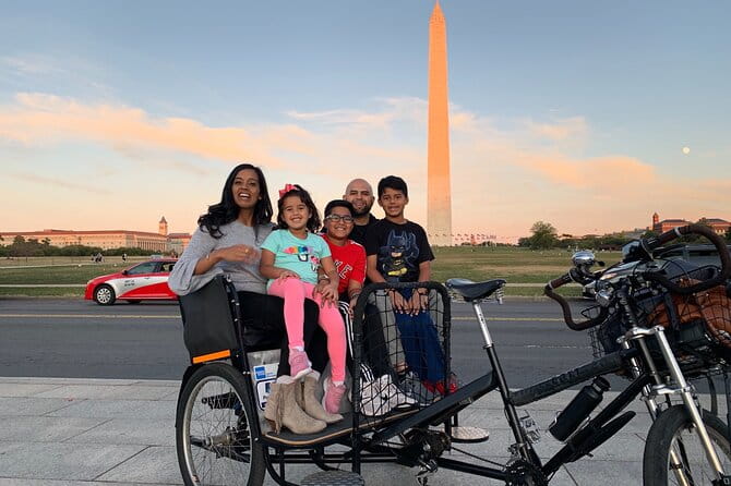 Private Pedicab Tour of Washington DC (1 to 3 Guests) - The Sum Up