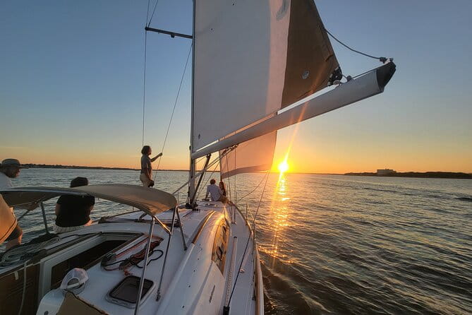 Private Sunset Sail BYOB Dolphin/History Tours on 43ft Mystique - The Experience on Mystique: A Deep Dive