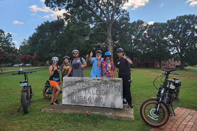 Raleigh Guided E-bike Tour: Ghosts, Mystery, Creepy History - Detailed Breakdown of the Itinerary