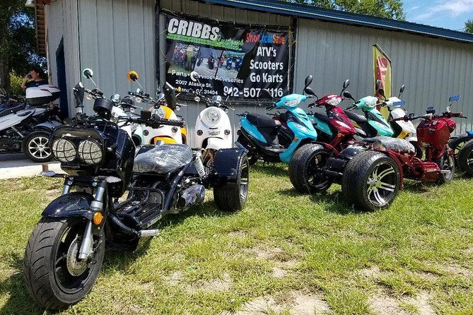 Savannah Scooter and Trike Rental with Helmet - What’s Included and How It Works