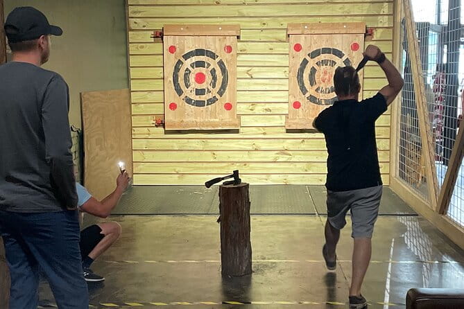 Stumpy's Axe Throwing Activity from Jacksonville - Authentic Feedback from Visitors
