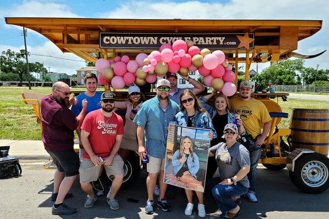 2-Hour BYOB Cowtown Cycle Party for 6-15 Happy Adults in FW - Authentic Reviews from Participants