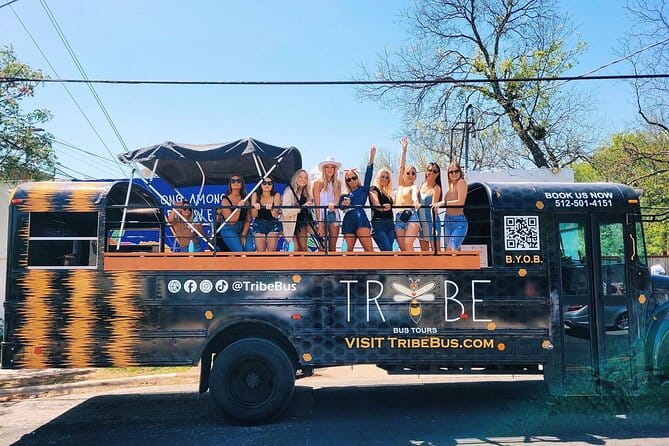 Austin Murals & Mimosas Roofless Party Bus Tour - The Sum Up