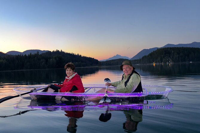 Illuminated Glass Kayak Sunset Tour//Whitefish, MT - Authentic Guest Perspectives