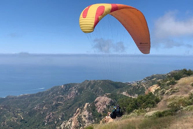 Tandem Paragliding flight with instructor in Malibu - Additional Tips for Your Paragliding Adventure