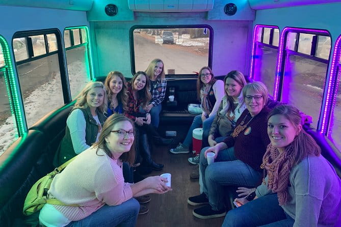 Top Shelf 14-Passenger Party Bus Rental - FAQ