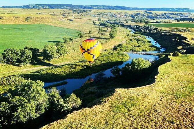 Western Horizons Hot Air Balloon rides - The Touchdown and Celebration