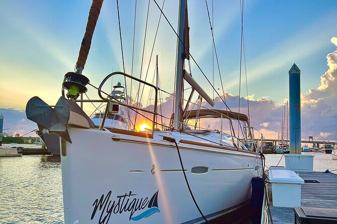 Private Sunset Sail BYOB Dolphin/History Tours on 43ft Mystique - The Sum Up