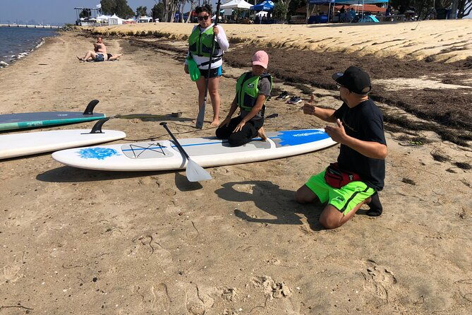 Stand up Paddle Board Lesson on The San Diego Bay - The Balance of Pros and Cons