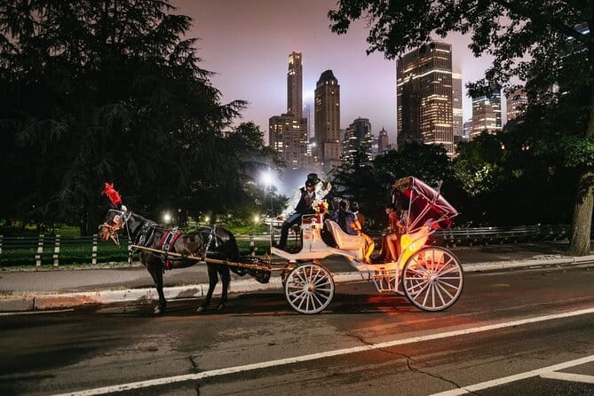 Central Park, Rockefeller & Times Square Carriage Ride (4 Adults) - FAQs