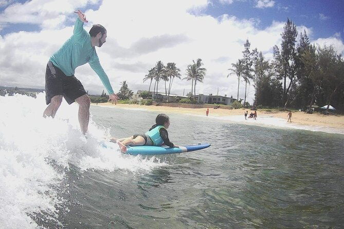 Group Surf Lessons for beginners on the North Shore of Oahu - The Balance of Price and Experience