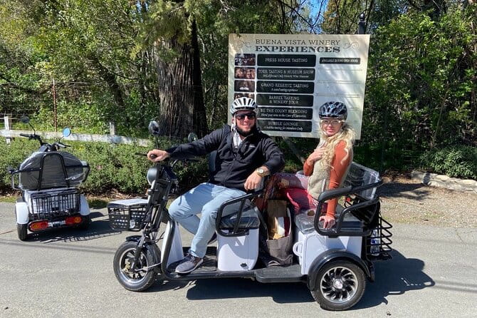 Sonoma Wine Country Electric Trike Tour - 5 hours - FAQs