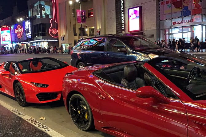 20min Driving Tour: From Hollywood to Sunset Blvd in Lamborghini - The Sum Up