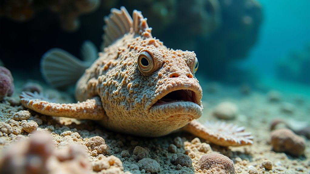 camouflaged deadly reef predator