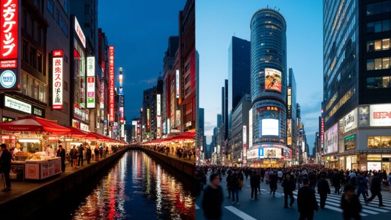 choosing between osaka and tokyo