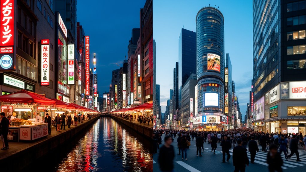 choosing between osaka and tokyo