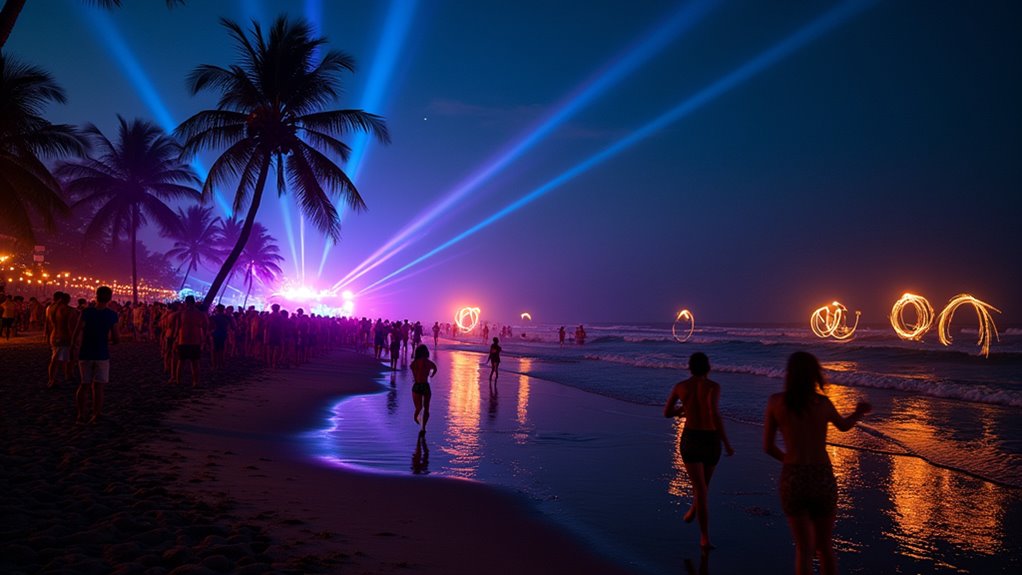 goa trance beach parties