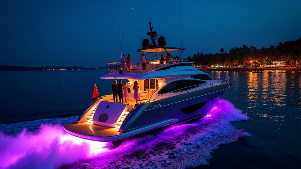luxury yacht parties goa
