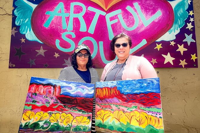 Magic on Canvas Painting Class at Artful Soul Santa Fe - A Closer Look at the Santa Fe Painting Class Experience