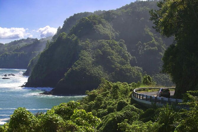 Road to Hana Rainforest, Black Sand Beach, Waterfalls & Lunch - Key Points