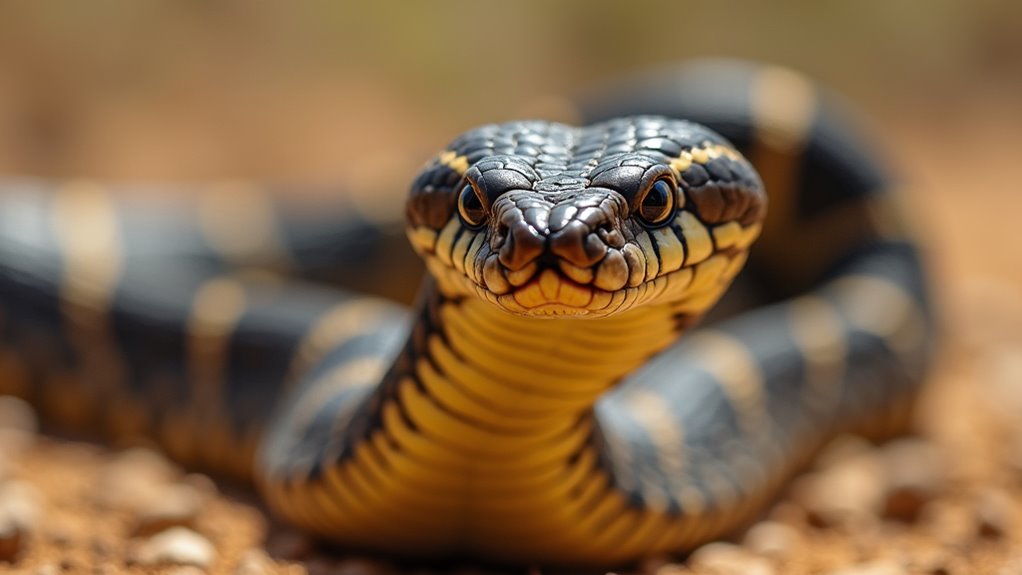 venomous hooded water reptile