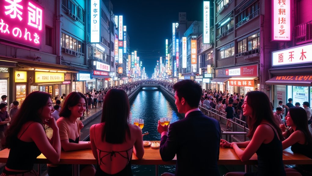 vibrant fukuoka nightlife scene