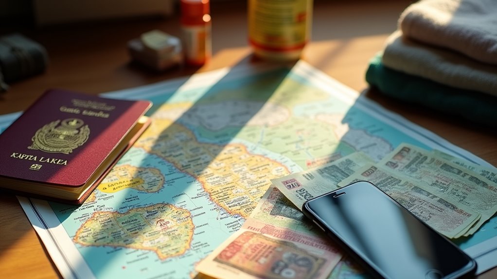 visa and travel preparations