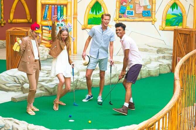 American Dream Angry Birds Indoor Mini Golf Ticket - How the Course Is Designed