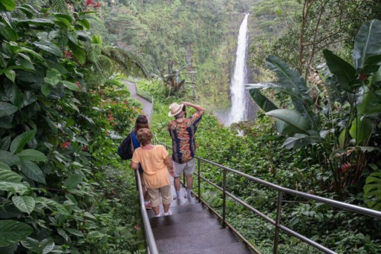 Big Island: Full-Day Sightseeing & Waterfalls Adventure Tour - Waipio Valley Lookout – Rugged Cliffs and Ocean Views