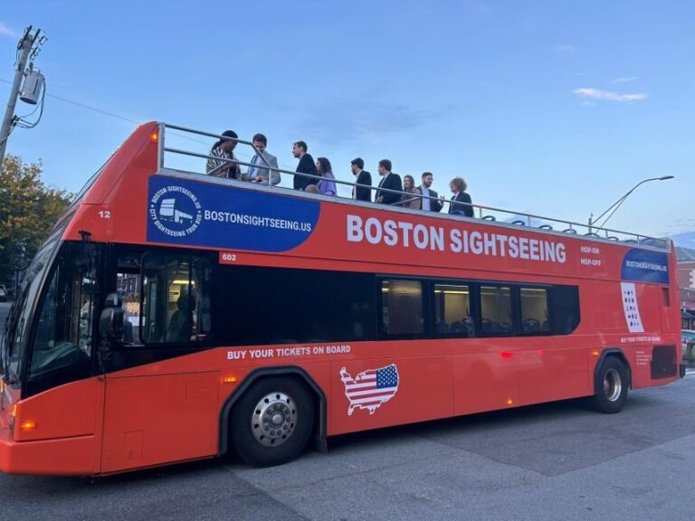 Boston Sightseeing: Single Ride Pass With Double-Decker Bus - The Sum Up