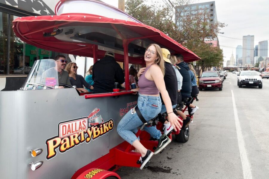 Dallas Party Bike Private Group Rental in Deep Ellum - What to Expect from the Dallas Party Bike Experience
