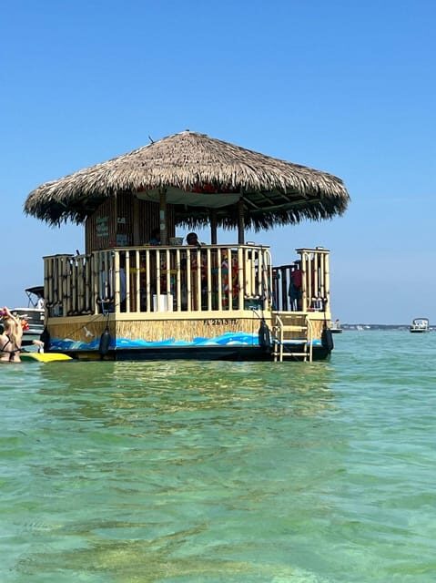 Destin: Crab Island Tiki Sandbar : Tailfins Tikis - The Value and Who it’s Best For