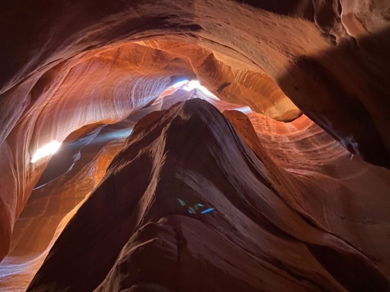 East Zion: Crimson Slot Canyon Exploration and UTV Tour - The Path from UTV to Canyon