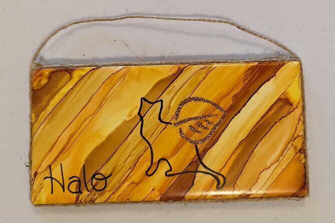 Embossed Alcohol Ink Tile in Estes Park - Final Thoughts
