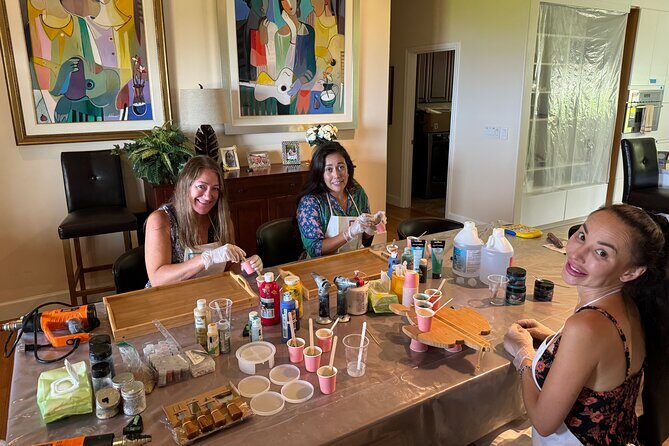 Epoxy Resin Cheese Board Art Class - Why Travelers Love It