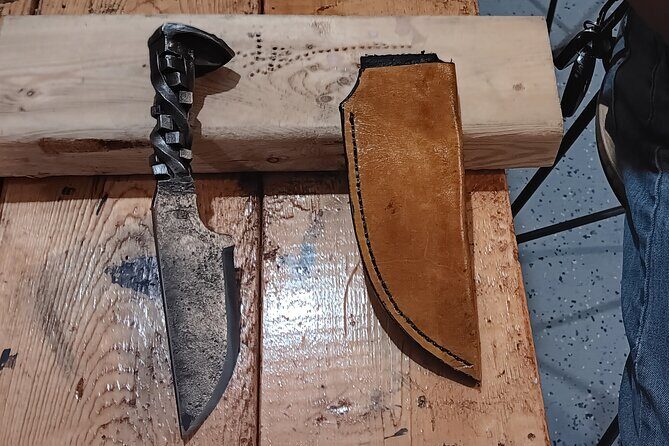 Experience to Forge a Railroad Spike Knife in Ferry Township - Authenticity and Unique Elements