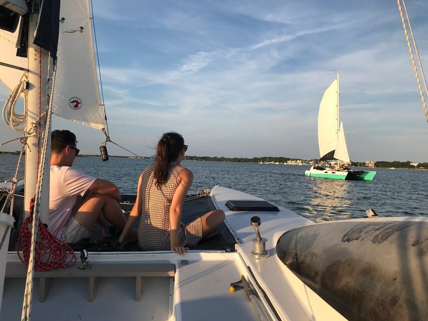 Folly Beach: Private Daytime or Sunset Sail, cooler provided - The Itinerary in Detail