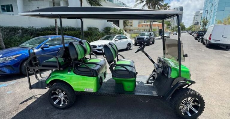 Golf Cart Rental Miami 6 Hours - Value and Practicality
