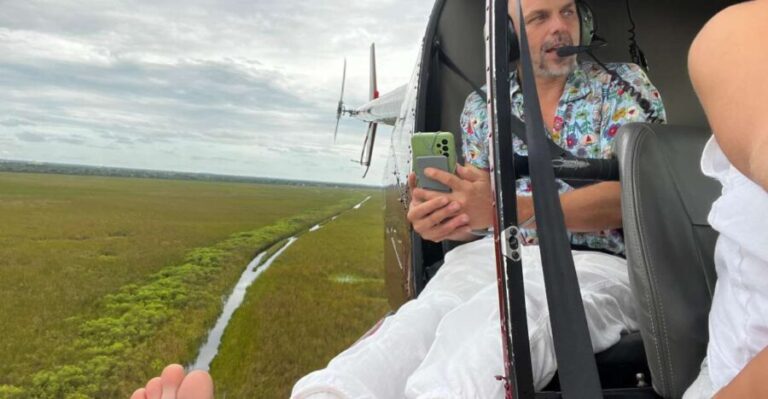 Helicopter: Everglades, Hard Rock Guitar & Beaches - What to Expect: The Realities of the Flight