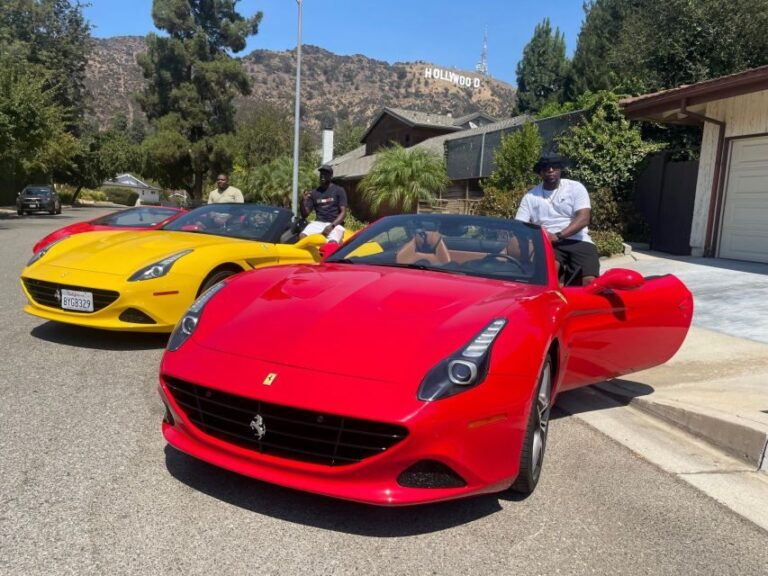 Hollywood Sign 50 Min Ferrari tour (drive or be driven) - Practical Details: What’s Included and What’s Not