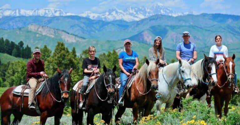 Jackson Hole: Teton View Guided Horseback Ride with Lunch - FAQs