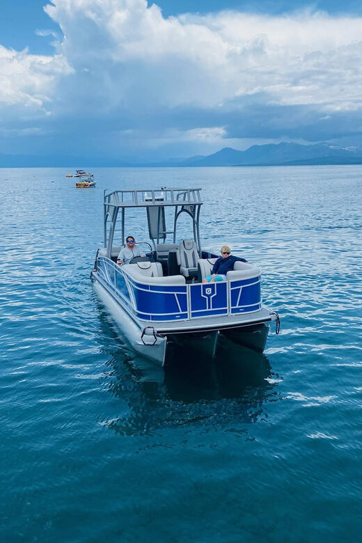 Lake Tahoe: Luxury Pontoon Boat Rental with Water Slide - The Experience in Detail