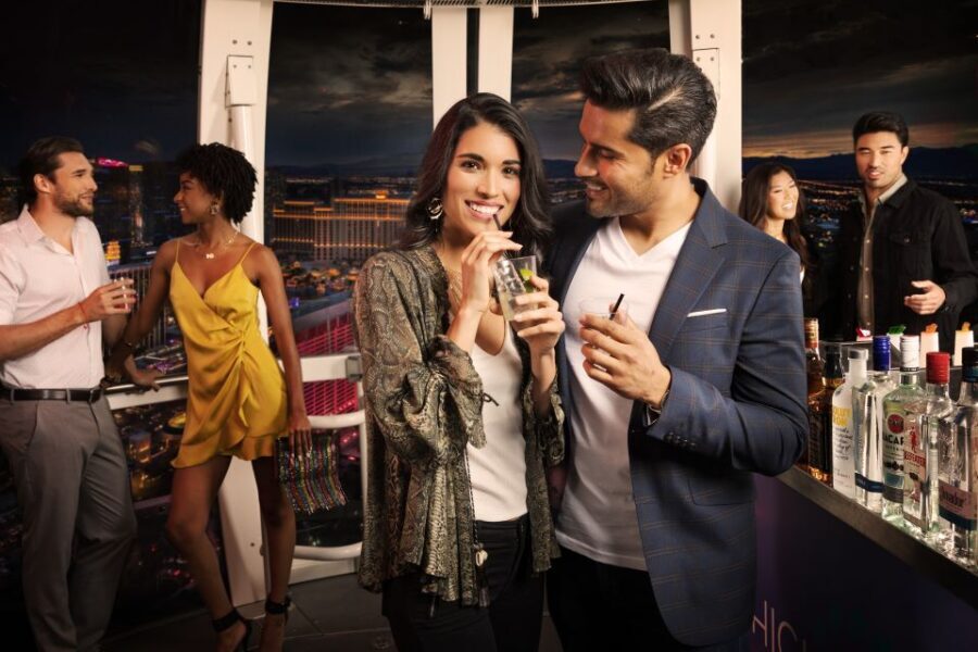 Las Vegas: High Roller Entry Ticket with In-Cabin Open Bar - The Experience: What to Expect