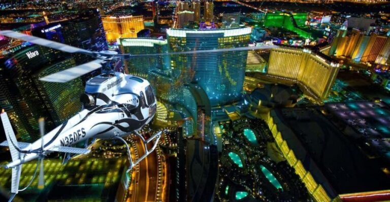 Las Vegas: Nighttime Helicopter Flight over the Strip - The Helicopter Experience: What It Feels Like