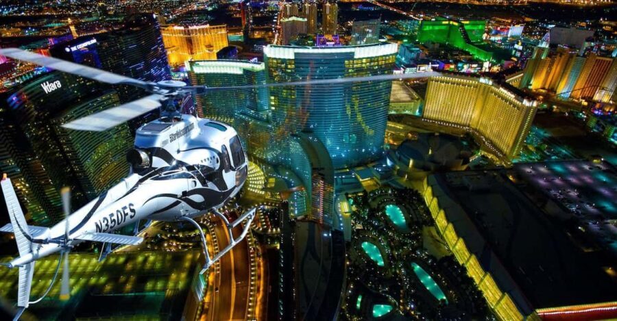 Las Vegas: Nighttime Helicopter Flight over the Strip - The Helicopter Experience: What It Feels Like