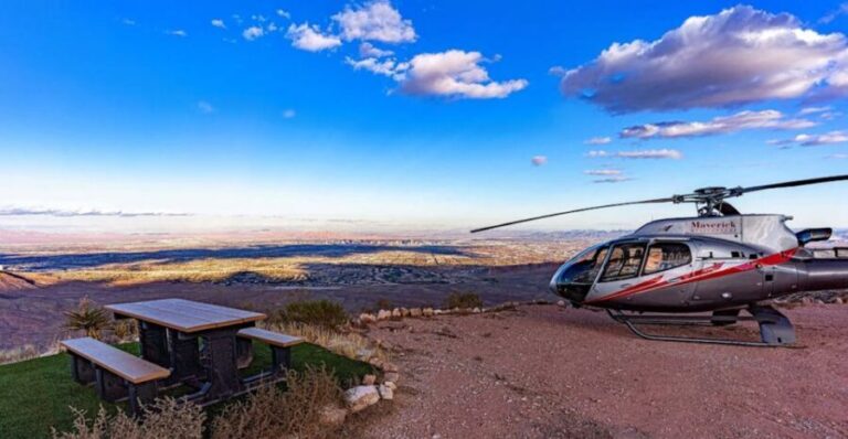 Las Vegas: Red Rock Canyon Helicopter Landing Tour - The Itinerary in Detail