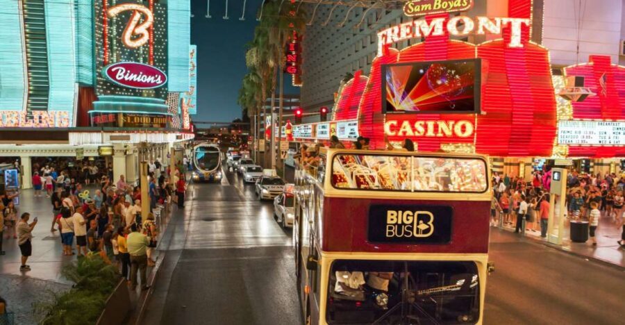 Las Vegas: Sightseeing Night Tour by Open-top Bus - What You Get for Your Money
