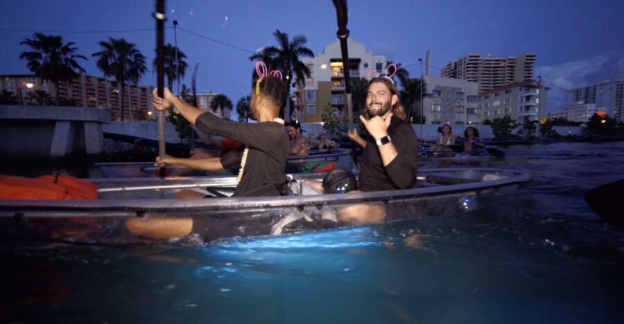 Lighted Clear Kayaks at Night w/ Champagne in Miami Beach - Detailed Itinerary and Experience Breakdown