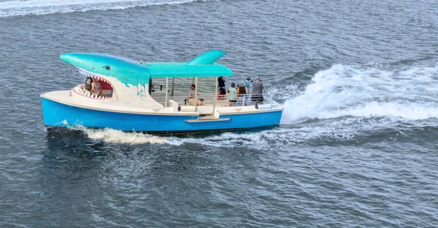 Madeira Beach: Sightseeing Cruise to John's Pass with Guide - The Boat: Shark-Shaped Fun