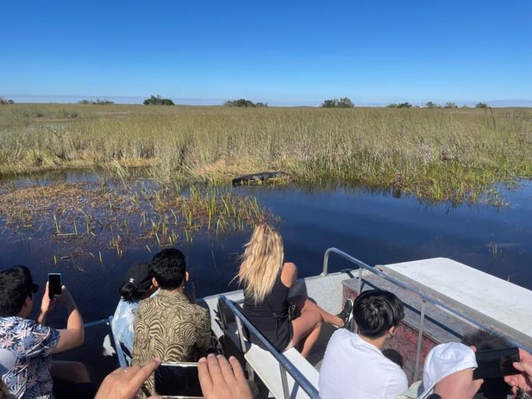 Miami Beach: Everglades Airboat & Wildlife Sanctuary - The Itinerary Breakdown